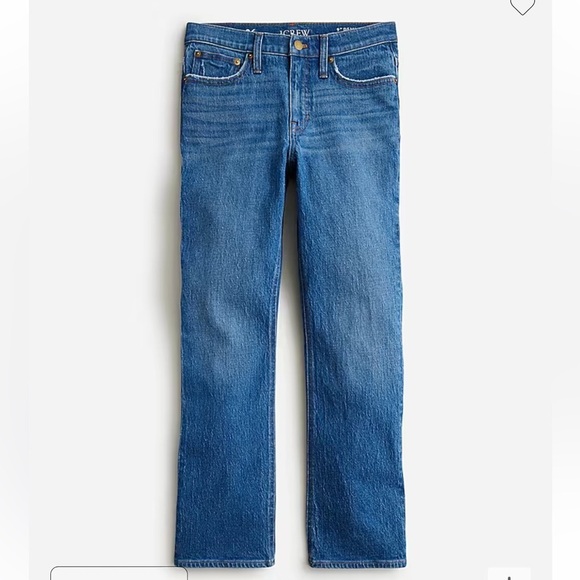 J. Crew Denim - J. Crew Women’s 9" Demi-boot Mid-Rise Crop Medium Wash Blue Jeans SZ 30T NWOT